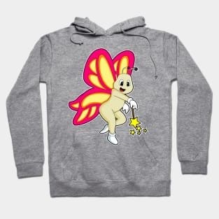 Butterfly as Wizard with Magic wand Hoodie